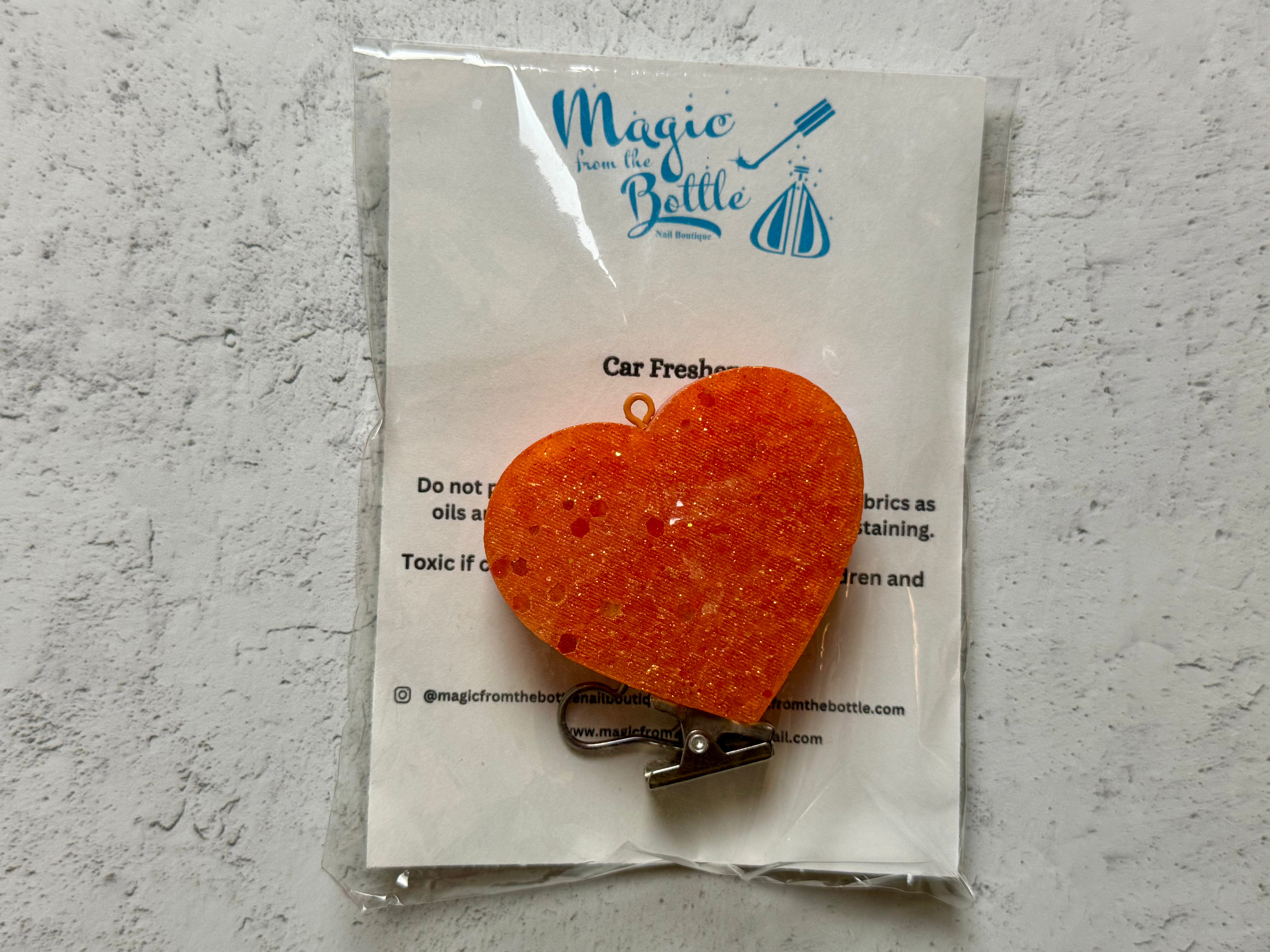 Car Freshener - Vent Clip - Heart