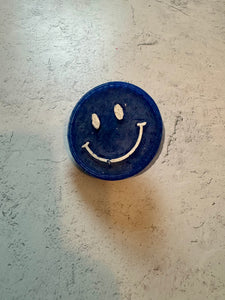 Car Freshener - Vent Clip - Smiley Face (Blue)