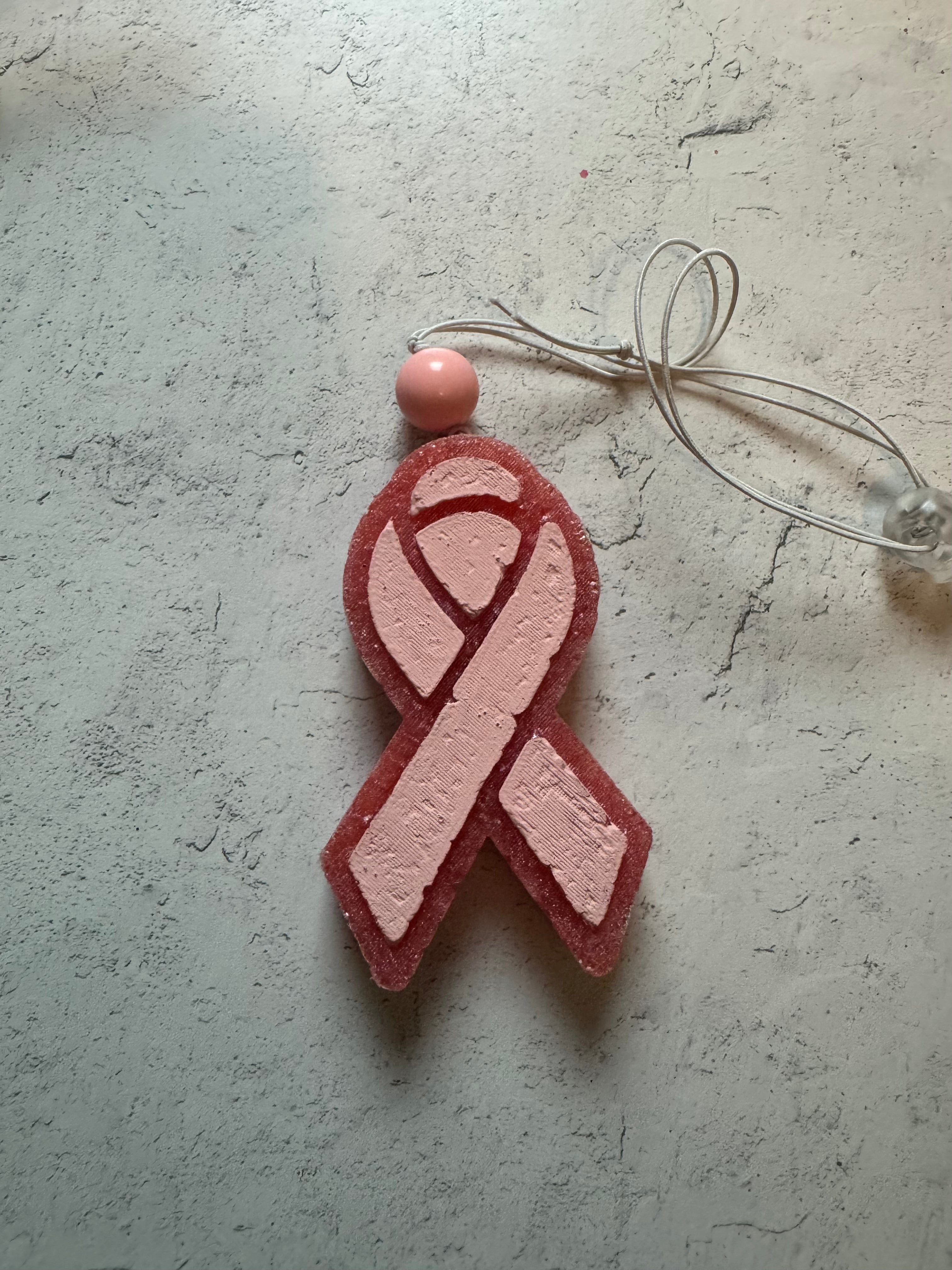 Car Freshener - Hanging - Pink Ribbon