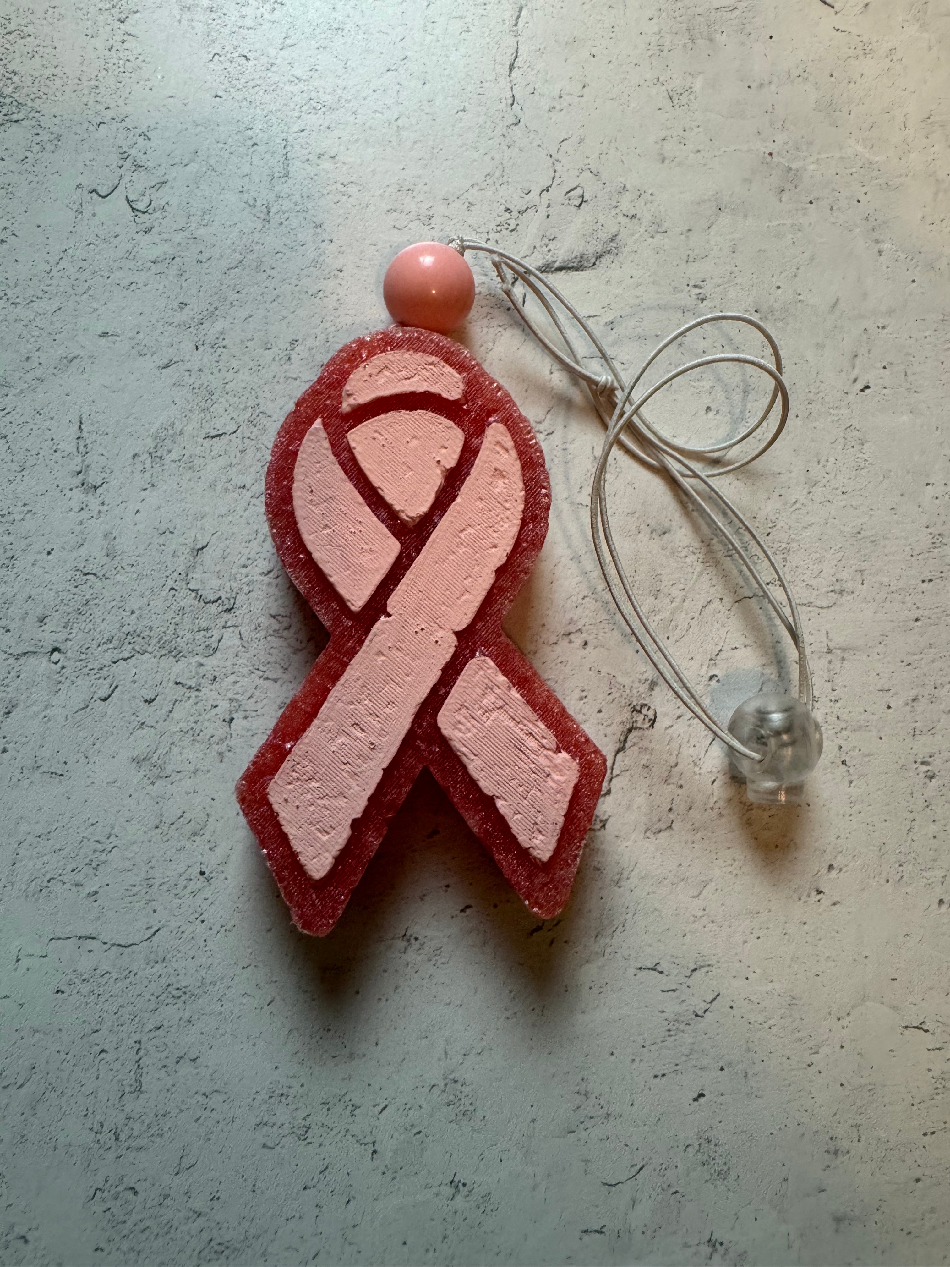 Car Freshener - Hanging - Pink Ribbon