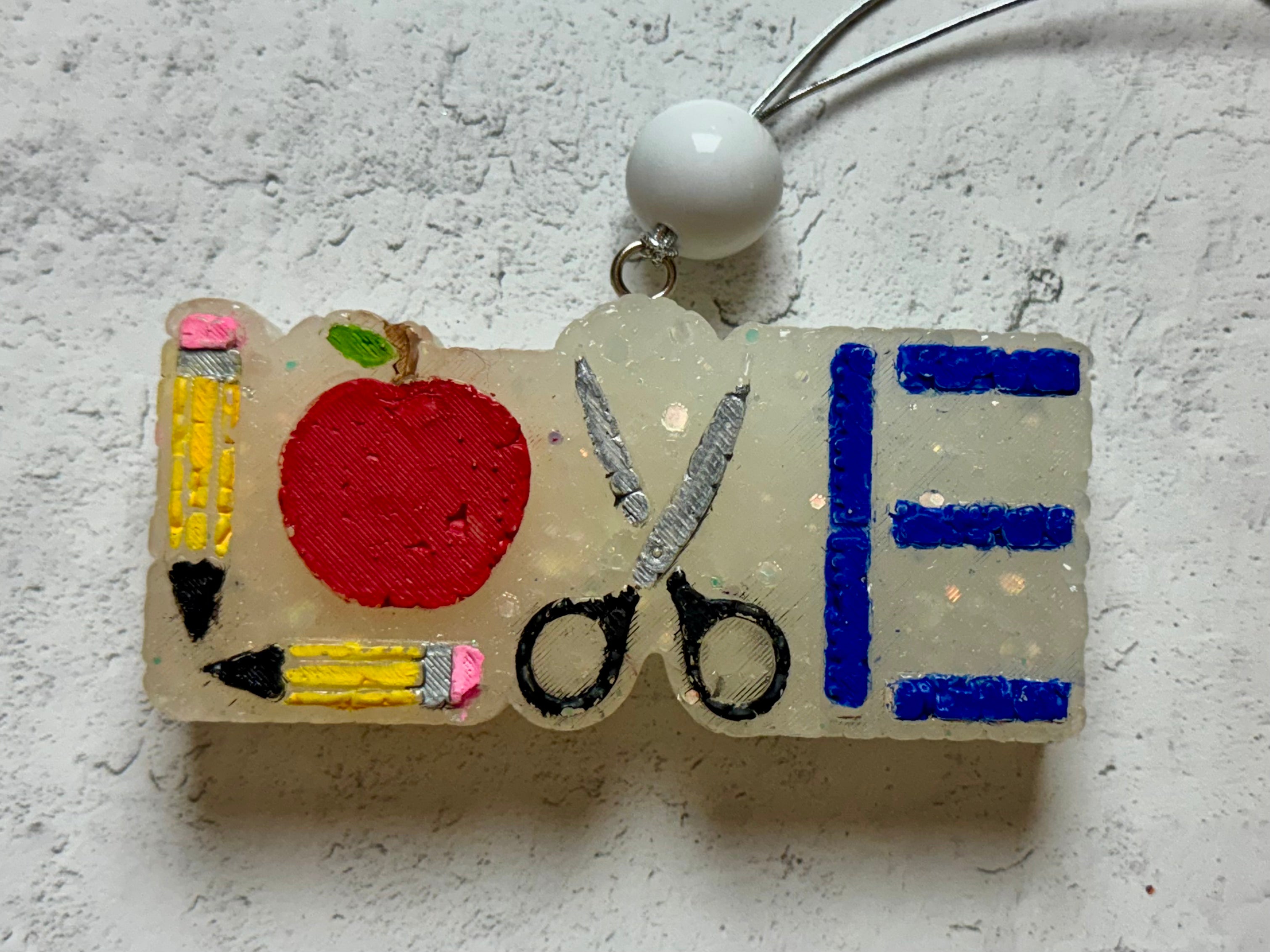 Car Freshener - Hanging - Teacher Love