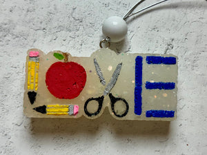 Car Freshener - Hanging - Teacher Love